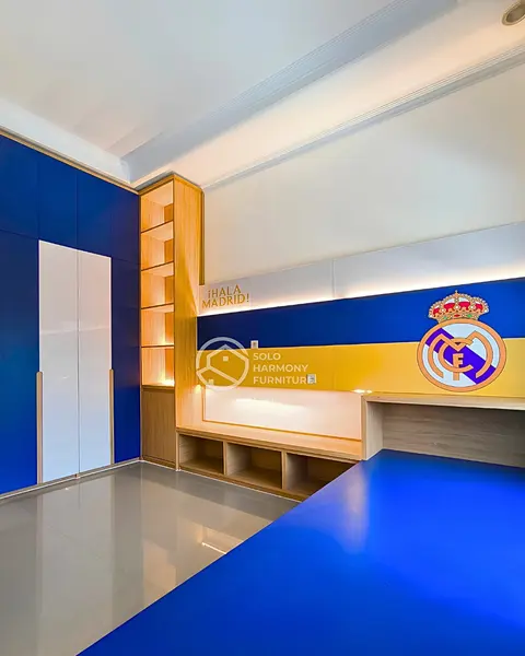 Interior custom Bedroom Set Real Madrid di Palur, Karanganyar · Solo Harmony Furniture Soloraya